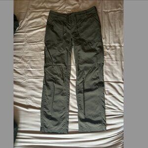 Green North Face Hiking Pants